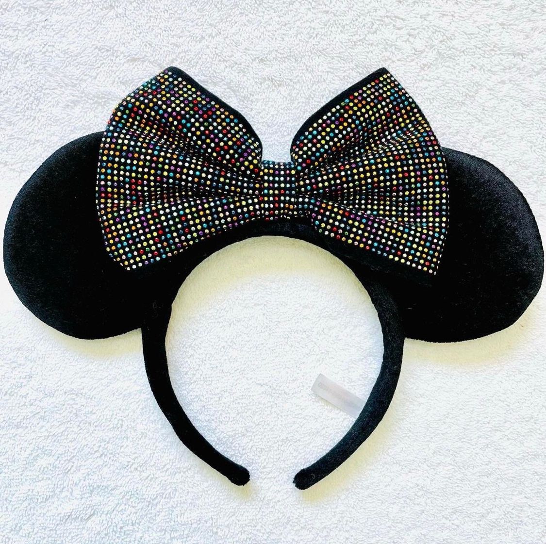 Minnie Mouse Ears Tokyo Disney Resort Japan Authentic Mickey rhinestone bow