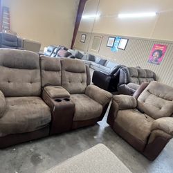 Recliner Sofas Set 2 Pieces 