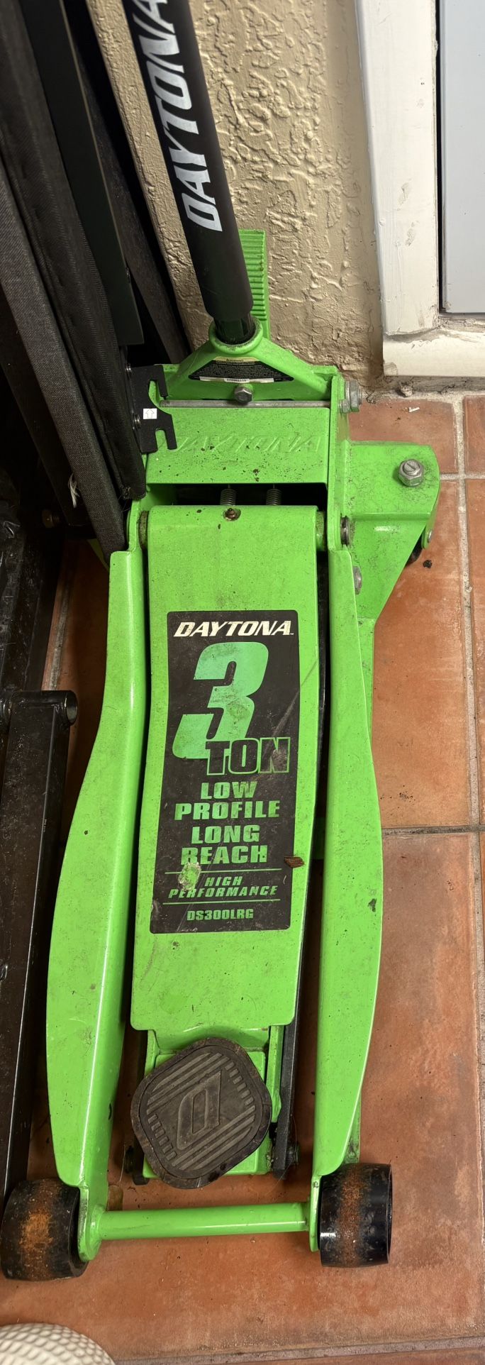 Daytona 3 Ton Profesional Rapid Floor Car Jack Green