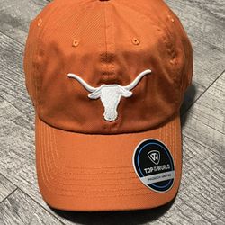 NEW ORANGE TEXAS LONGHORNS CAP 
