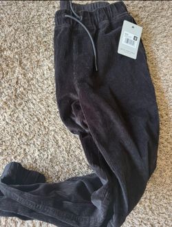 BNWT BYLT Corduroy Joggers Black Medium