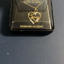 Gold Diamond Necklace 