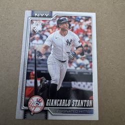 2026 NY Yankees Giancarlo Stanton Baseball Card 