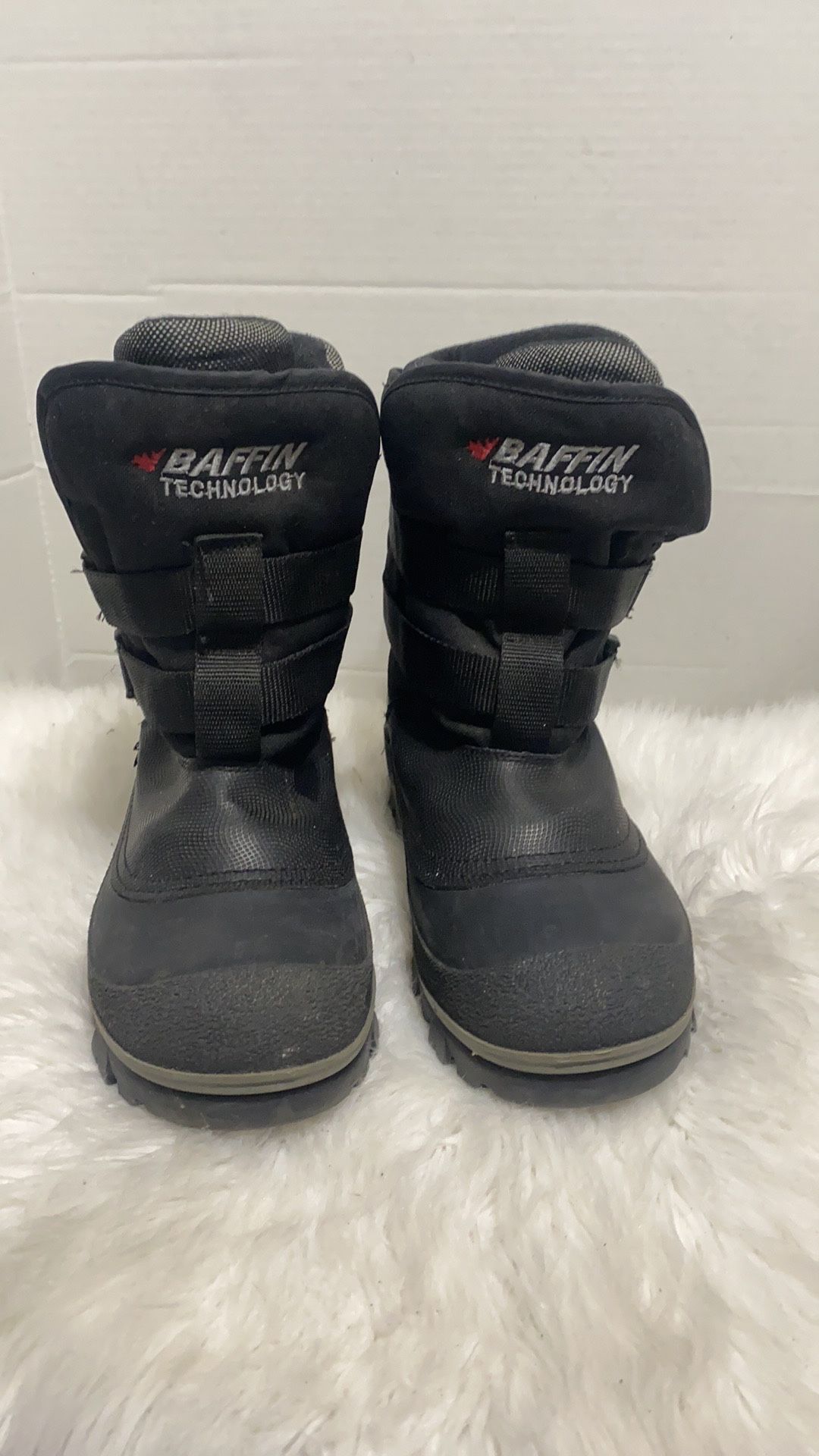 Baffin Boots Black Snow Boots Polar Men's Size Men 7 Women 9 