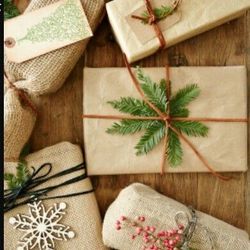 Gift Wrapping Burlap