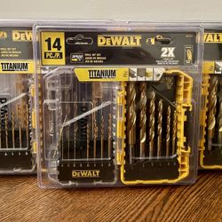 Dewalt Impact Ready Titanium Nitride Coated Speed Tip Drill Bit Set (14 Pieces) With ToughCase