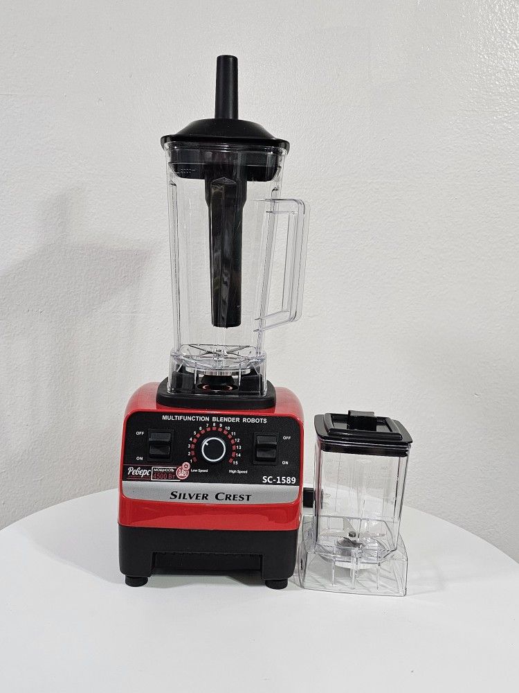 Blender Silver Crest 4500W Professional and home Countertop Smoothie Maker with Jar, 15 Speeds.