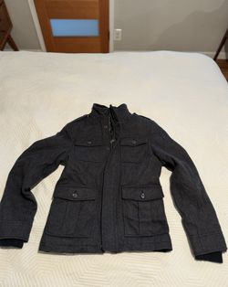 Men’s Wool Military Field Jacket Pea Coat