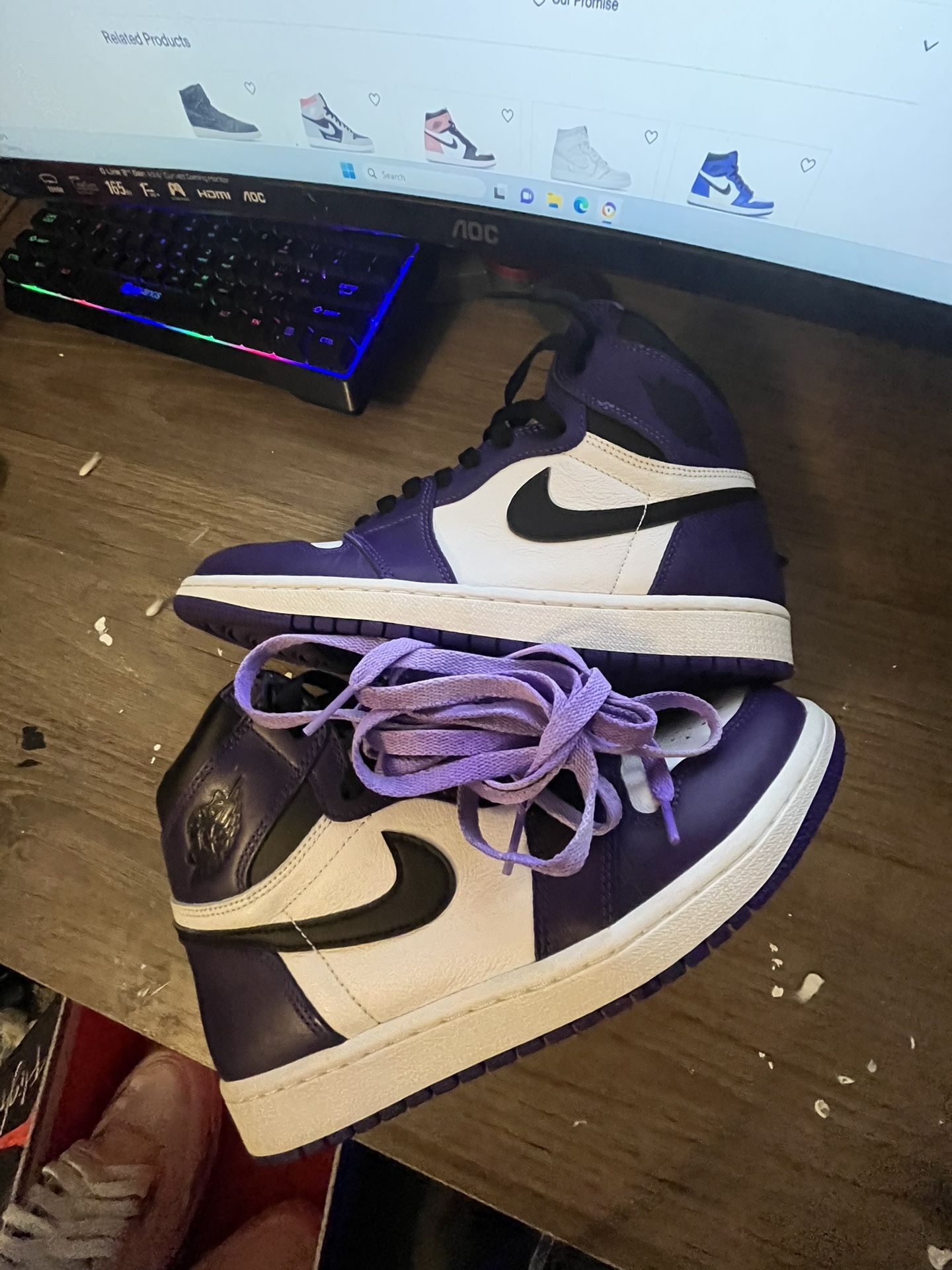 Jordan Court Purple 2.0s