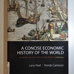 A Concise Economic History of the World, 5th edition