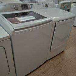 Samsung Washer And Dryer Set Electric 