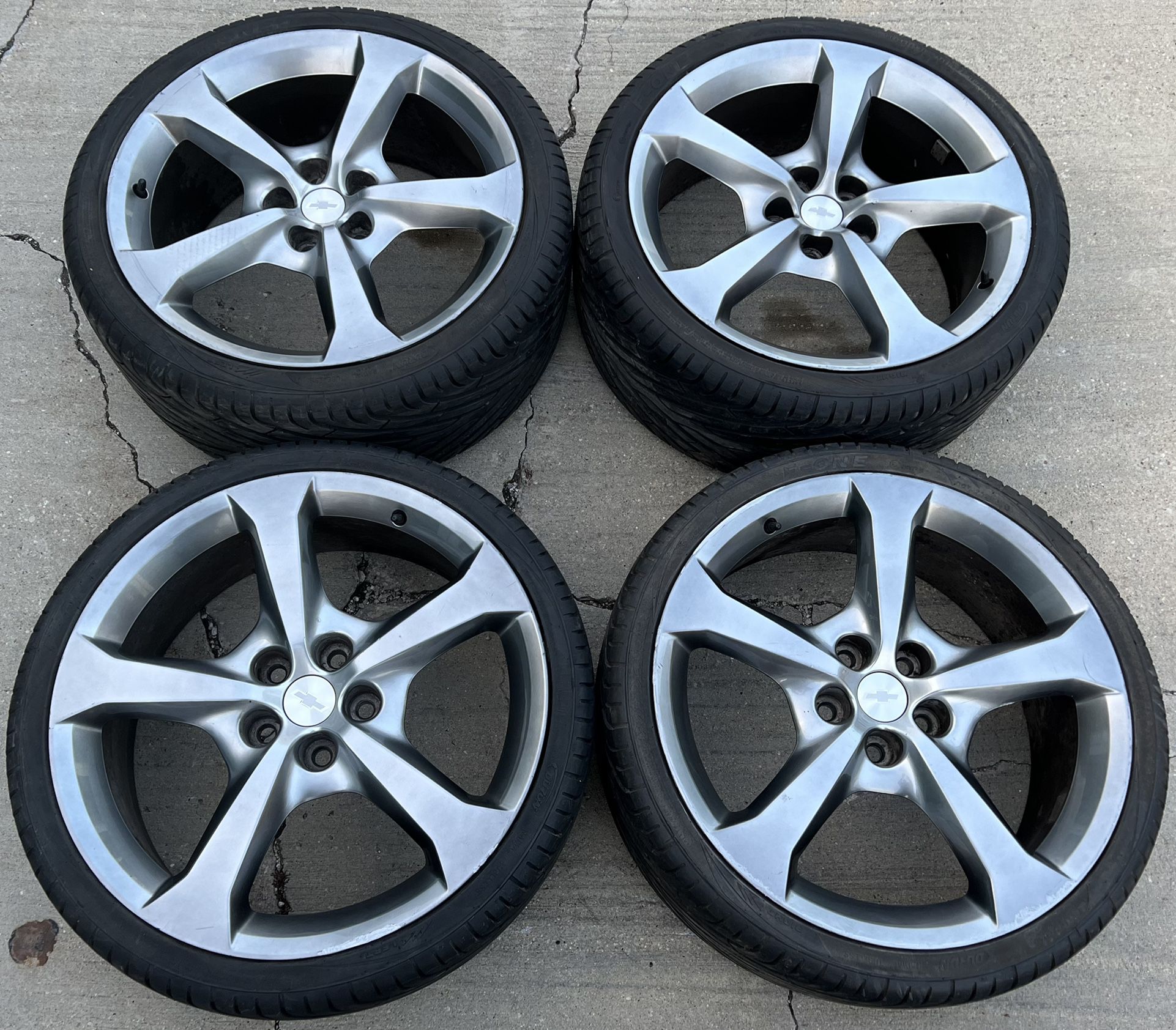 20” Chevy Malibu Corvette Chevrolet Camaro Sport Factory OEM Wheels Rims Tires 20 inch 5x120