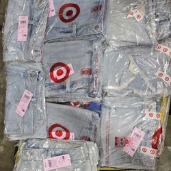 1 LG Box Of Women's High-Rise Denim Mini Skirt,  244 Pcs