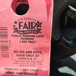 Fair Parking Pass public Parking 1 Day