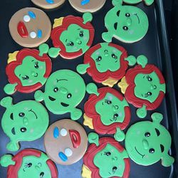 Shrek Cookies/ Sugar Cookies