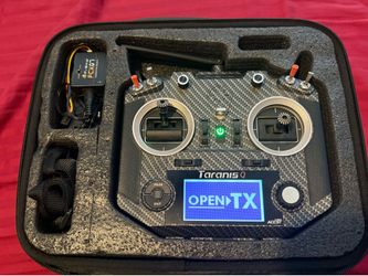 Taranis Frsky Q X7 S Radio, battery, case, ready to fly