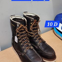 Thorogood Work Boot Size 10 D STEEL MOC TOE 