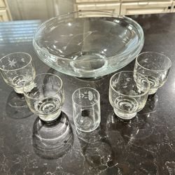Princess House Punchbowl Set- New