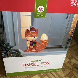 Christmas Fox Decoration
