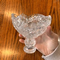 Crystal Chalice - Serving Dish For Tea 