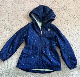 Toddler Girls OshKosh B’gosh 4T Fleece Inside Rain Jacket