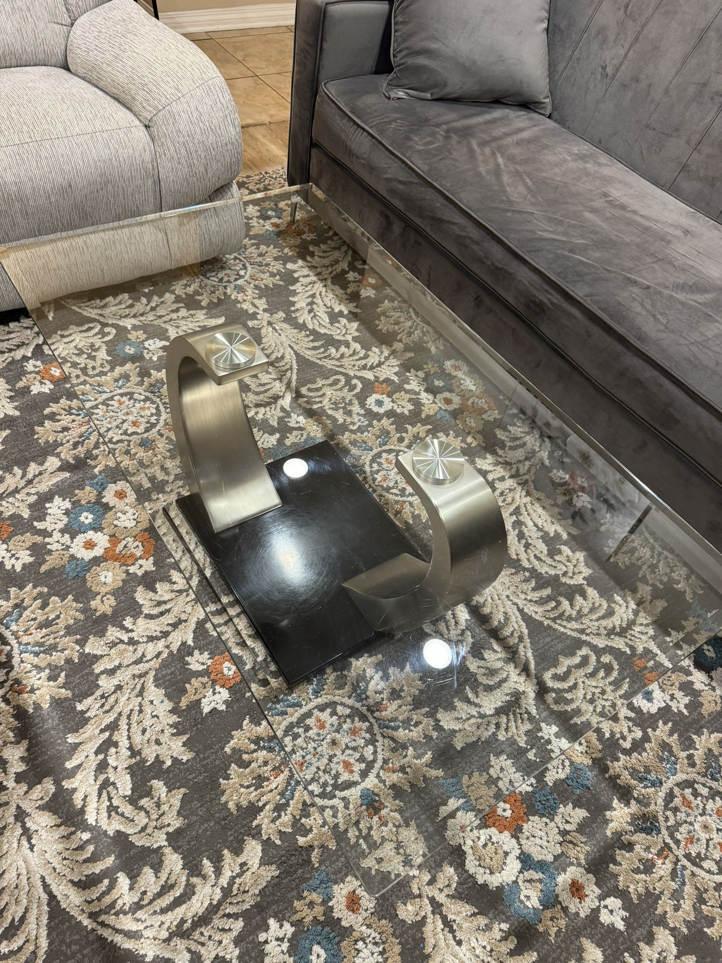 Small Glass Table (Coffee Table)