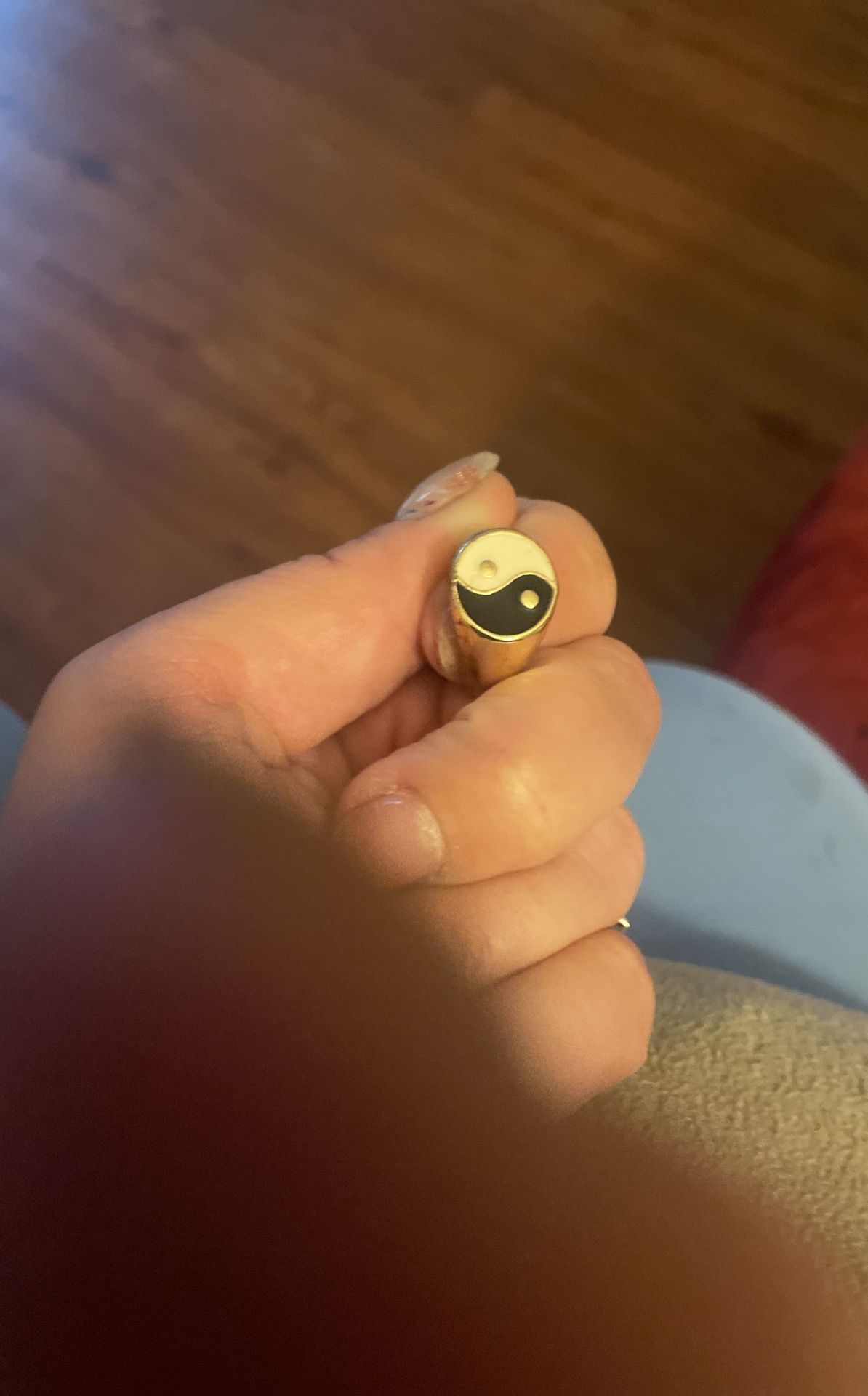 Ying Yang ring