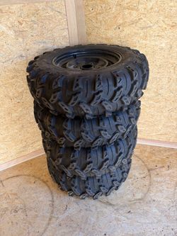 ATV Mud Tires on Rims Set of 4