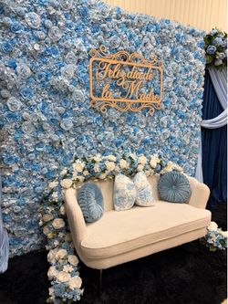 Flower backdrop