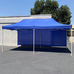 (New in Box) $220 Heavy Duty 10x20 ft Instant Popup Canopy Shades with (2) Sidewalls