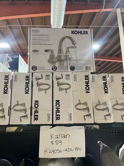 Kohler Kallan widespread bathroom faucet