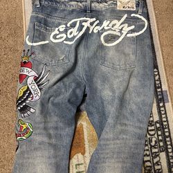 Ed hardy jeans like new size 36