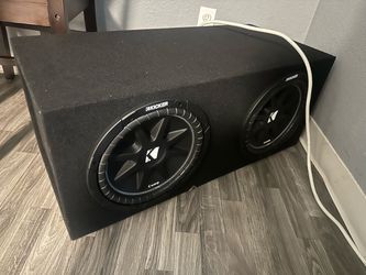 2 12s speakers and amp