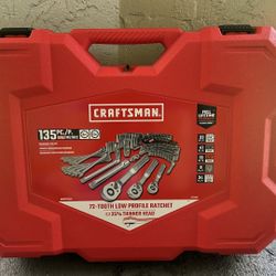 CRAFTSMAN 135 PC MECHANICS TOOL SET(BRAND NEW)