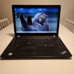 Lenovo ThinkPad E570 15.6" laptop
Intel Core i3 - 6006U 
120GB SSD 
4GB RAM 
Windows 11 pro. Microsoft office installed.  Nothing wrong.  ** NO TRADES