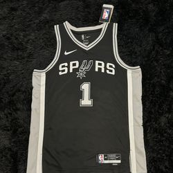 San Antonio Spurs Wemby #1 Basketball Jersey 
