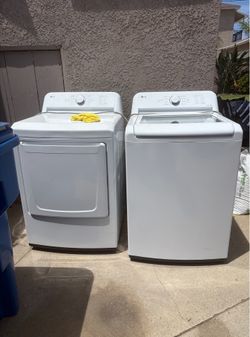 LG Top Load Washer & Electric Dryer Set – Excellent Condition