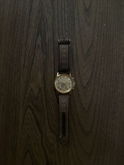 Coach Boyfriend Chronograph Watch 38m Brown/gold Band