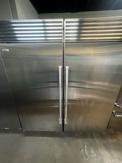 SUB ZERO 72”WIDE BUILT IN REFRIGERATOR / FREEZER