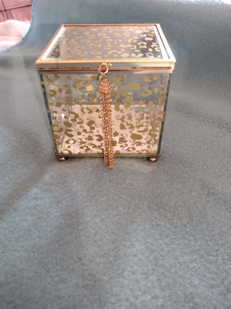 Glass Deco Boxes/Jewelry Box 