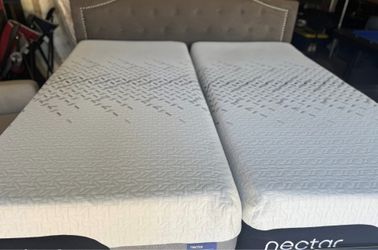 🛏️🛏️ NECTAR PREMIER Hybrid (SPLIT-KING) Mattresses- SALE ~85% Off