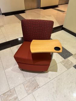 tablet arm lounge chair