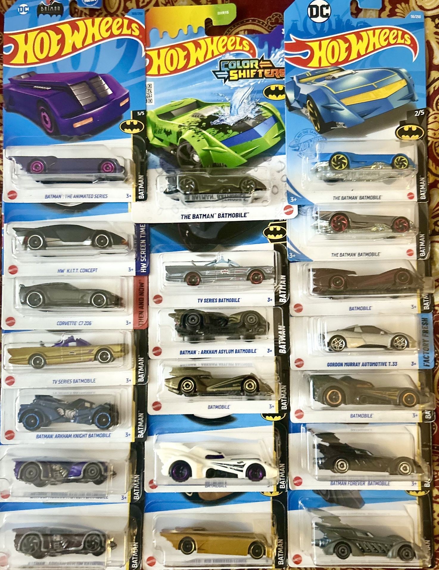 BATMAN Hot Wheels