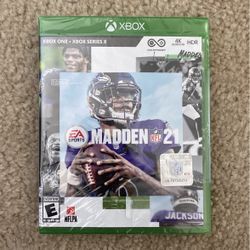 XBox One Xbox Series X Madden 21 NEW