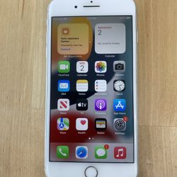 Unlocked iPhone 8 Plus 256GB Silver - Cracked back but works perfect. 