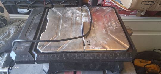 Tile cutter and some stand up saws