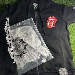 Chrome Heart X Rolling Stone Zip Up 