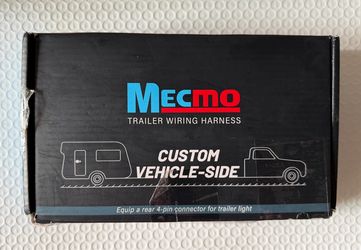 MECMO 4 Pin Trailer Wiring Harness 56434 for 2019-2024 Toyota RAV4 & RAV4 Prime