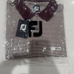 Red & White FootJoy Polo (XXL)