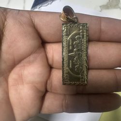 Dollar Gold Pendant 